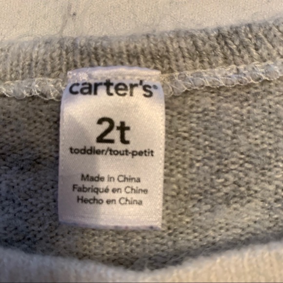 ✔️Carter’s Rabbit Sweater - Size 2T - Picture 5 of 8